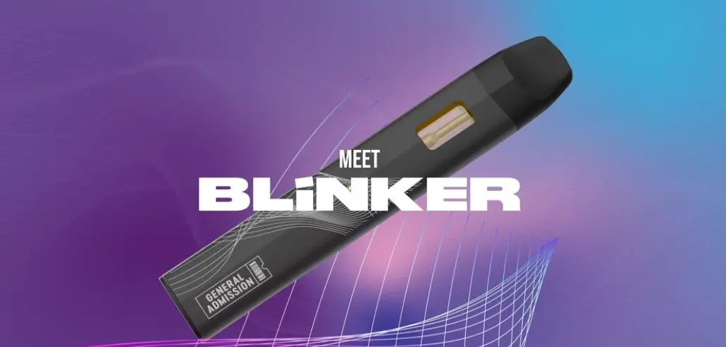 Compact and powerful, General Admission Blinker offers an unrivaled vaping experience. With a 300 MAH battery, USB-C charging, and exclusive strains, enjoy elevated satisfaction in a sleek design.